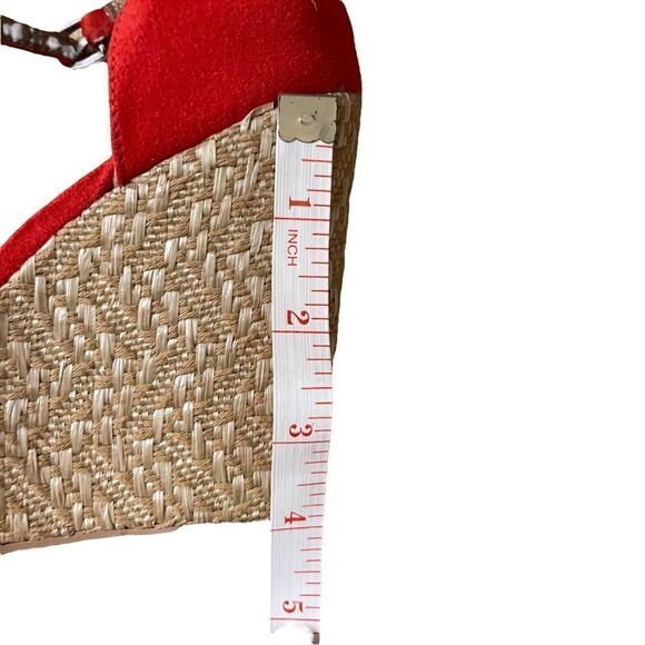 BP ~ Red Strappy Espadrilles ~ size 6 - Picture 15 of 15